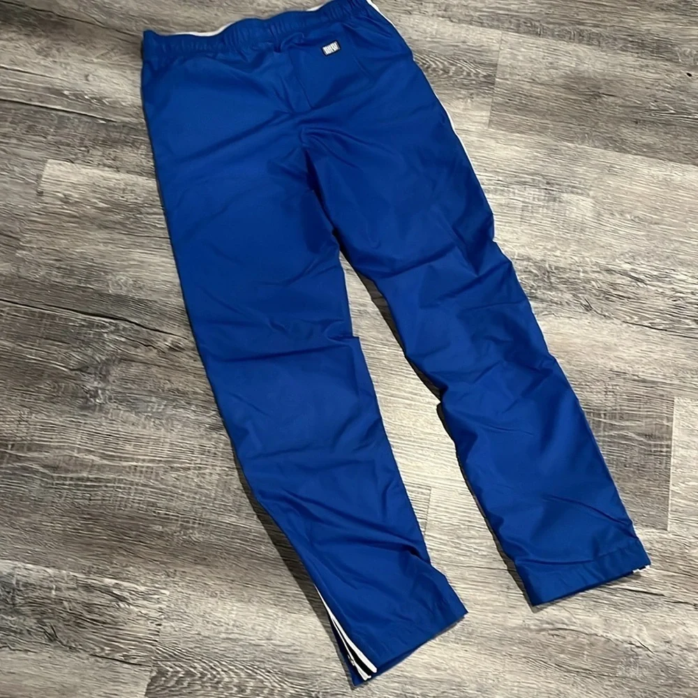 OshKosh B'gosh Boy’s Blue Joggers with White Stripes - 14